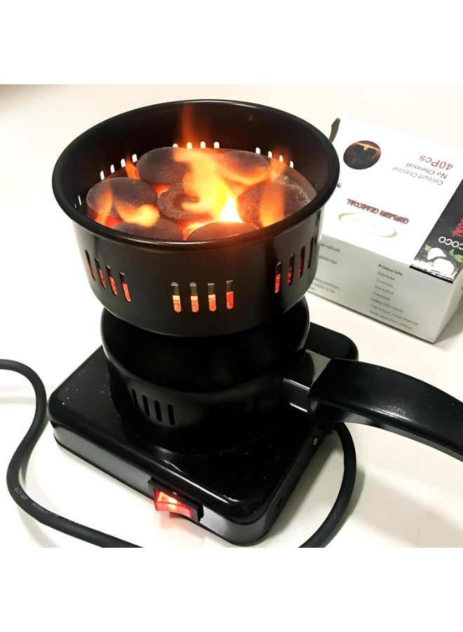 Fast Heating Electric Charcoal Starter – Smokeless and Safe BBQ Charcoal Lighter for Grills, Smokers, Camping, and Outdoor Parties - Image 2